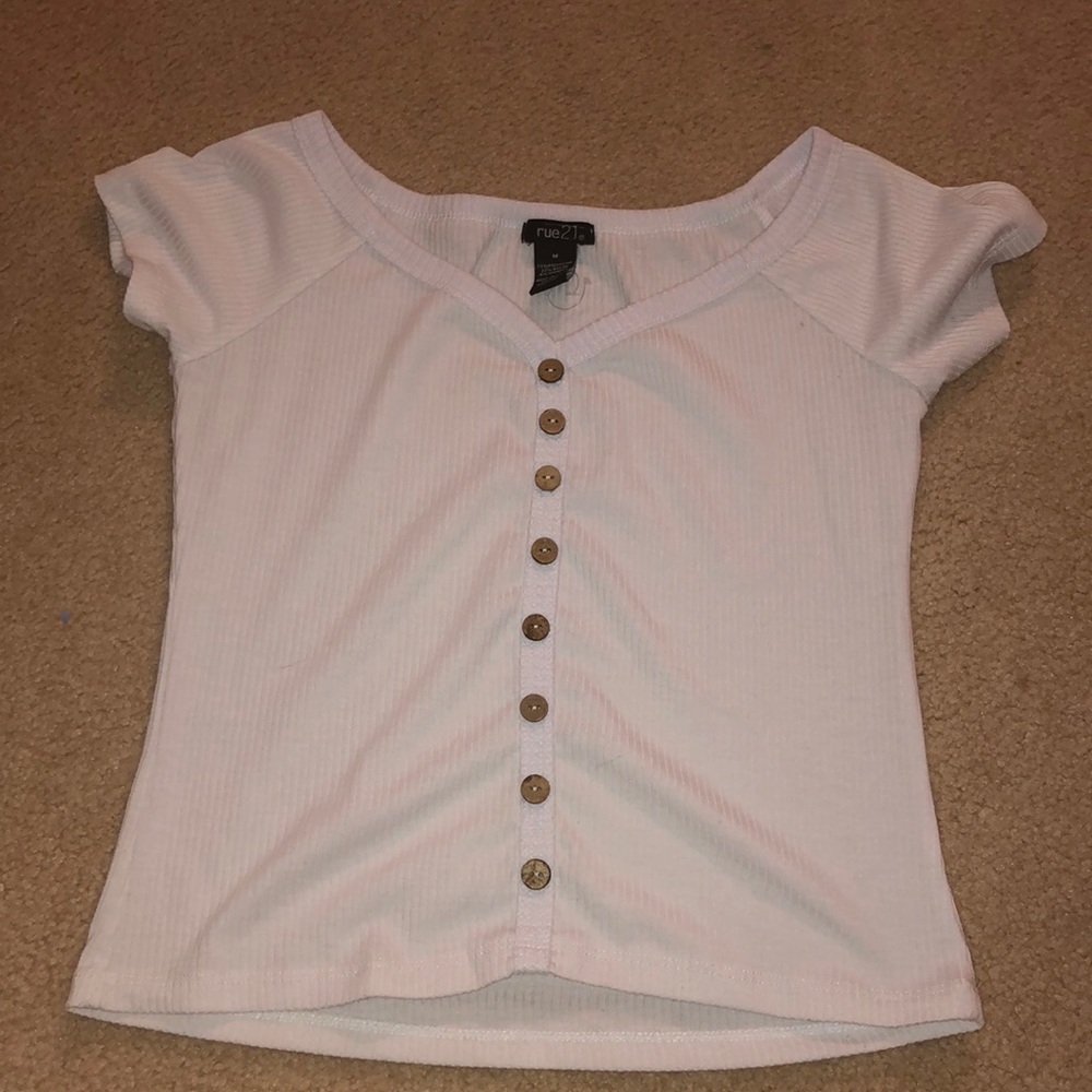 white button shirt